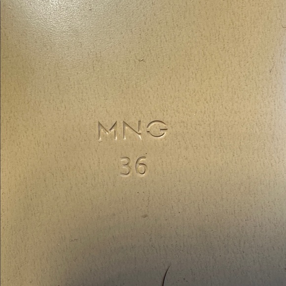 Mango Gathered Leather Ballerina Flats - Picture 6 of 8